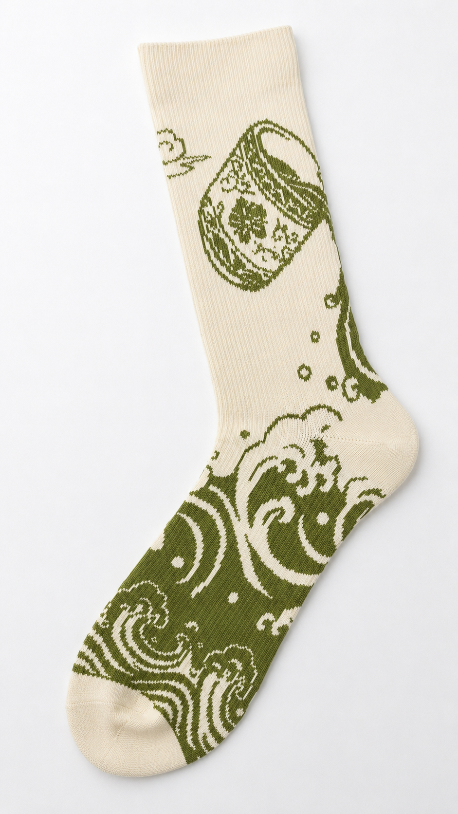 Wavegaud™ Tan/Sage Performance Sock